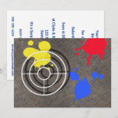 Rusted Grate met Pistool Sight Kaart (Voorkant / Achterkant)