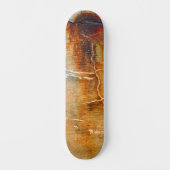 Rusted Grey Concrete Urban Textured Abstact Persoonlijk Skateboard (Voorkant)