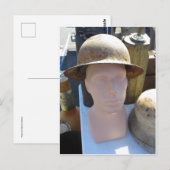 Rusted Helmet Briefkaart (Voorkant / Achterkant)