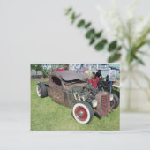 Rusted Hot Rod Briefkaart (Staand voorkant)