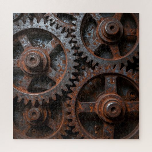 Rusted Industrial Mechanism Legpuzzel (Verticaal)