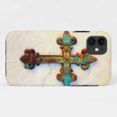 Rusted Iron Cross iPhone 5 Hoesje (Achterkant (horizontaal))