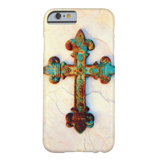 Rusted Iron Cross iPhone 6 hoesje (Achterkant)