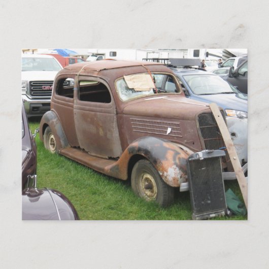 Rusted Junker Briefkaart (Voorkant)