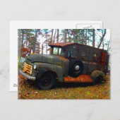 Rusted Junkyard Old Armored Truck Briefkaart (Voorkant / Achterkant)