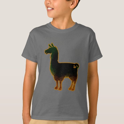 Rusted Llama Kinder T-Shirt (Voorkant)