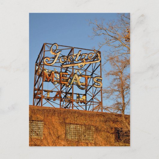 Rusted Meat Briefkaart (Voorkant)