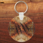 Rusted Metal Claw Rip Pattern Sleutelhanger (Voorkant)