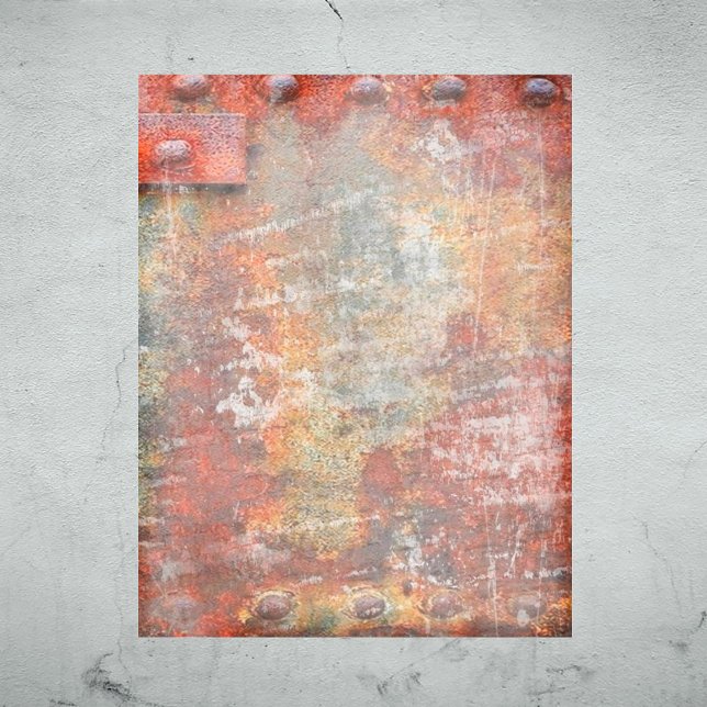 Rusted Metal Halloween Scrapbook Paper (Creator heeft geüpload)