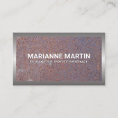 Rusted Metal | Metaalgrens Visitekaartje (Voorkant)