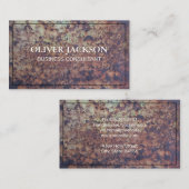 Rusted Metal Visitekaartje (Voorkant / Achterkant)