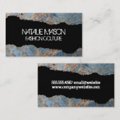 Rusted Old Metal | Visitekaartje met een Torn-effe (Voorkant / Achterkant)