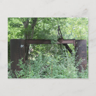 Rusted Out Bride beroemd gemaakt door Line Creek Briefkaart