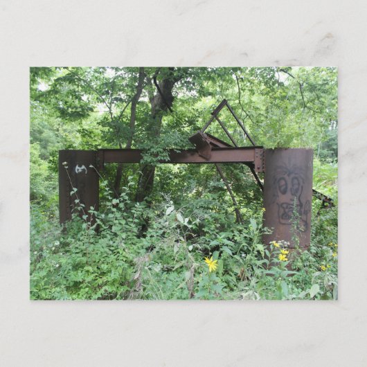 Rusted Out Bride in Line Creek #2 Briefkaart (Voorkant)