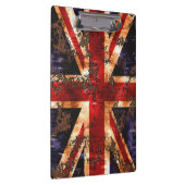 Rusted Patriotic United Kingdom Flag Klembord (Rechts)