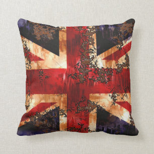 Rusted Patriotic United Kingdom Flag Kussen