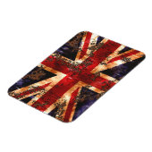 Rusted Patriotic United Kingdom Flag Magneet (Linkerzijde)