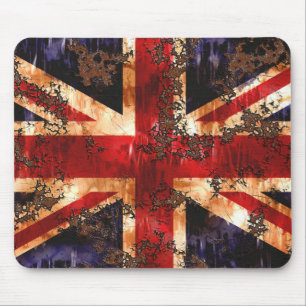 Rusted Patriotic United Kingdom Flag Muismat