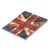 Rusted Patriotic United Kingdom Flag Notitieblok (Linkerzijde)