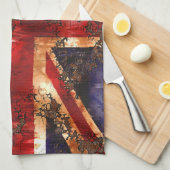Rusted Patriotic United Kingdom Flag Theedoek (Quarter Fold)