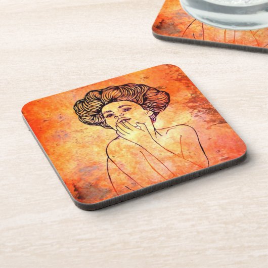 Rusted Portrait Onderzetter (Linkerzijde)