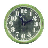 Rusted Retro Clock  Green Old Time-stuk Snijplank (Voorkant)