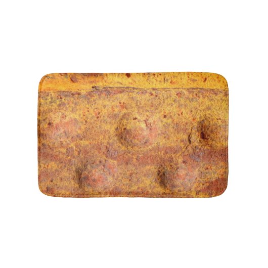 Rusted Rivette Metal Bath Mat (Voorkant)