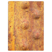 Rusted Rivette Metal Clipboard Klembord (Achterkant)