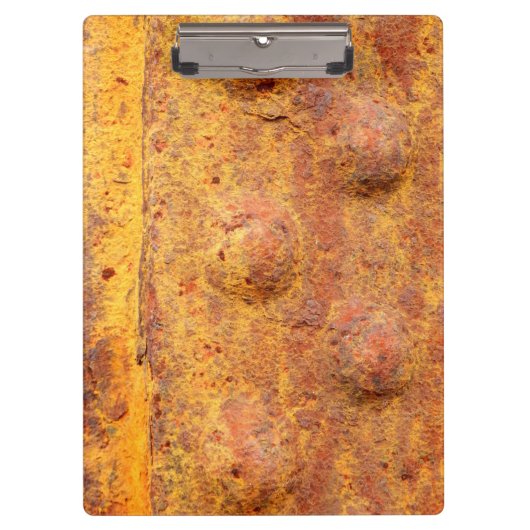 Rusted Rivette Metal Clipboard Klembord (Voorkant)