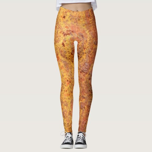 Rusted Rivette Metal Leggings (Voorkant)