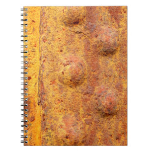 Rusted Rivette Metal Photo Notitieboek