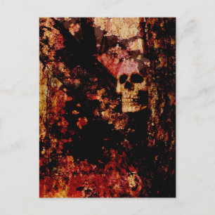 Rusted Skull Briefkaart