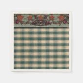 Rusted Stars Green Servetten (Voorkant)