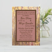 Rusted Stone Uitnodiging III (Staand voorkant)