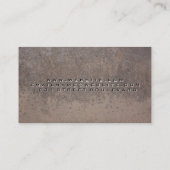Rusted Texture Metal | QR-code Visitekaartje (Achterkant)