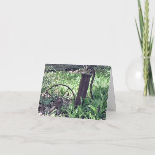 Rusted Things Flower Garden Nature Notitiekaartje (Voorkant)