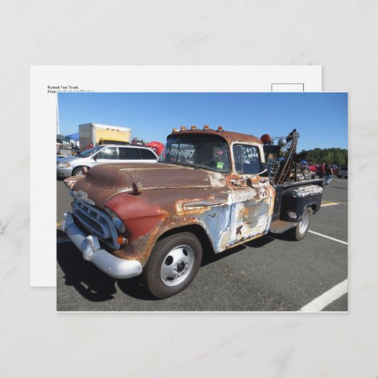 Rusted Tow Truck Briefkaart (Voorkant / Achterkant)