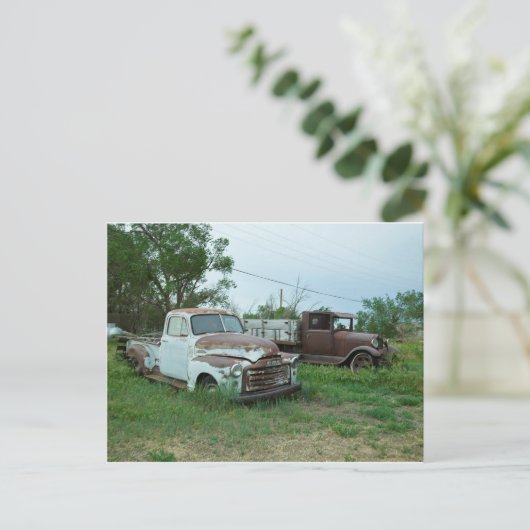 Rusted Truck Bodies Briefkaart (Staand voorkant)