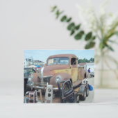 Rusted Truck Briefkaart (Staand voorkant)