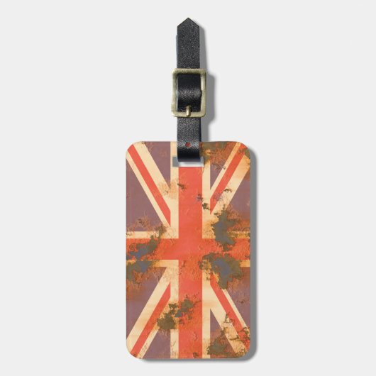  Rusted United Kingdom Bagagelabel (Voorkant verticaal)