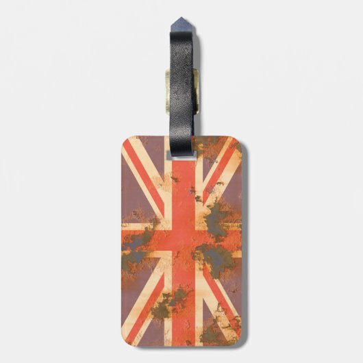  Rusted United Kingdom Bagagelabel (Achterkant verticaal)