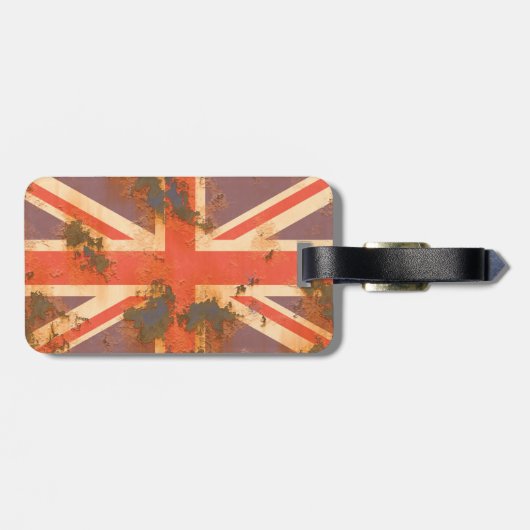  Rusted United Kingdom Bagagelabel (Achterkant horizontaal)