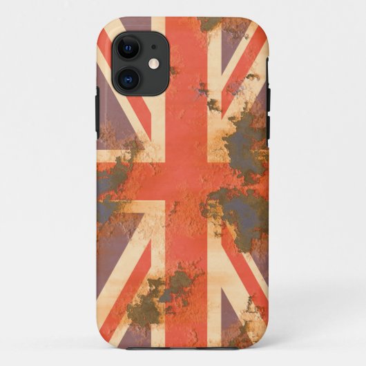  Rusted United Kingdom Case-Mate iPhone Case (Achterkant)