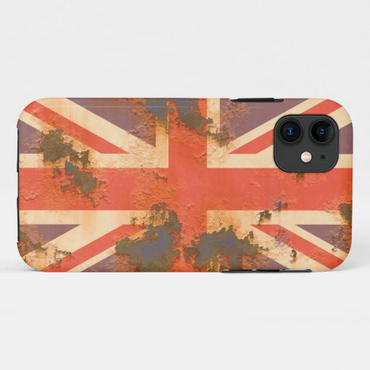  Rusted United Kingdom Case-Mate iPhone Case (Achterkant (horizontaal))