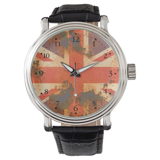  Rusted United Kingdom Horloge (Voorkant)