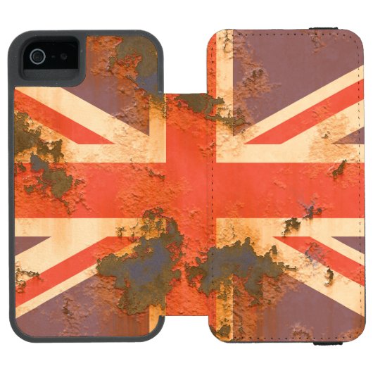 Rusted United Kingdom Incipio iPhone Portemonnee Hoesje (Agenda Open)