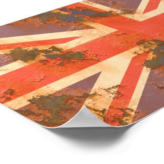  Rusted United Kingdom Poster (Hoek)