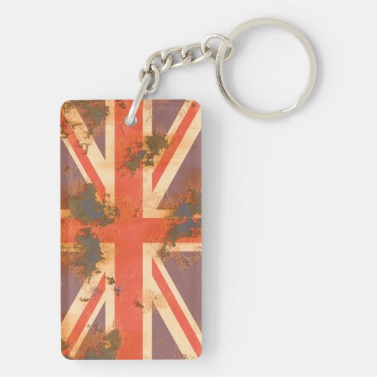 Rusted United Kingdom Sleutelhanger (achterkant)
