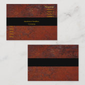 Rusted Visitekaartje (Voorkant / Achterkant)