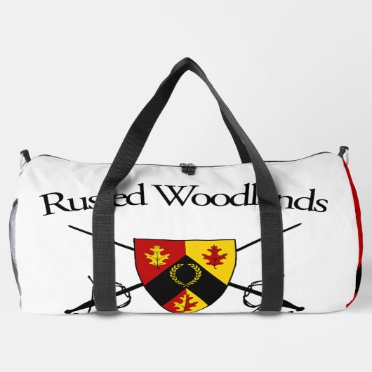 Rusted Woodlands Fencing Duffle Large Plunjezak (Achterkant)